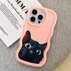 Милый Чехол-Крышка с Рисунком Кота для iPhone XR 12 15 Plus 14 11 8 16 Pro Max 17 Air 13