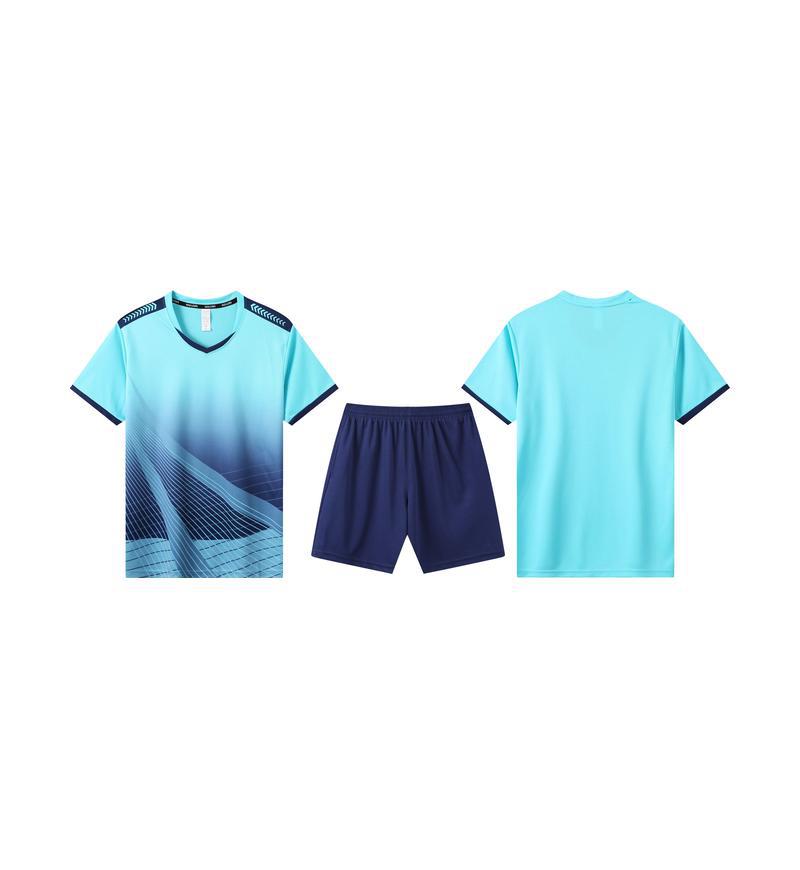 Summer Competition Training Uniform Adult Short Sleeve Sports Team Uniform Loose Football Training Uniform Set Male And Female Children Students