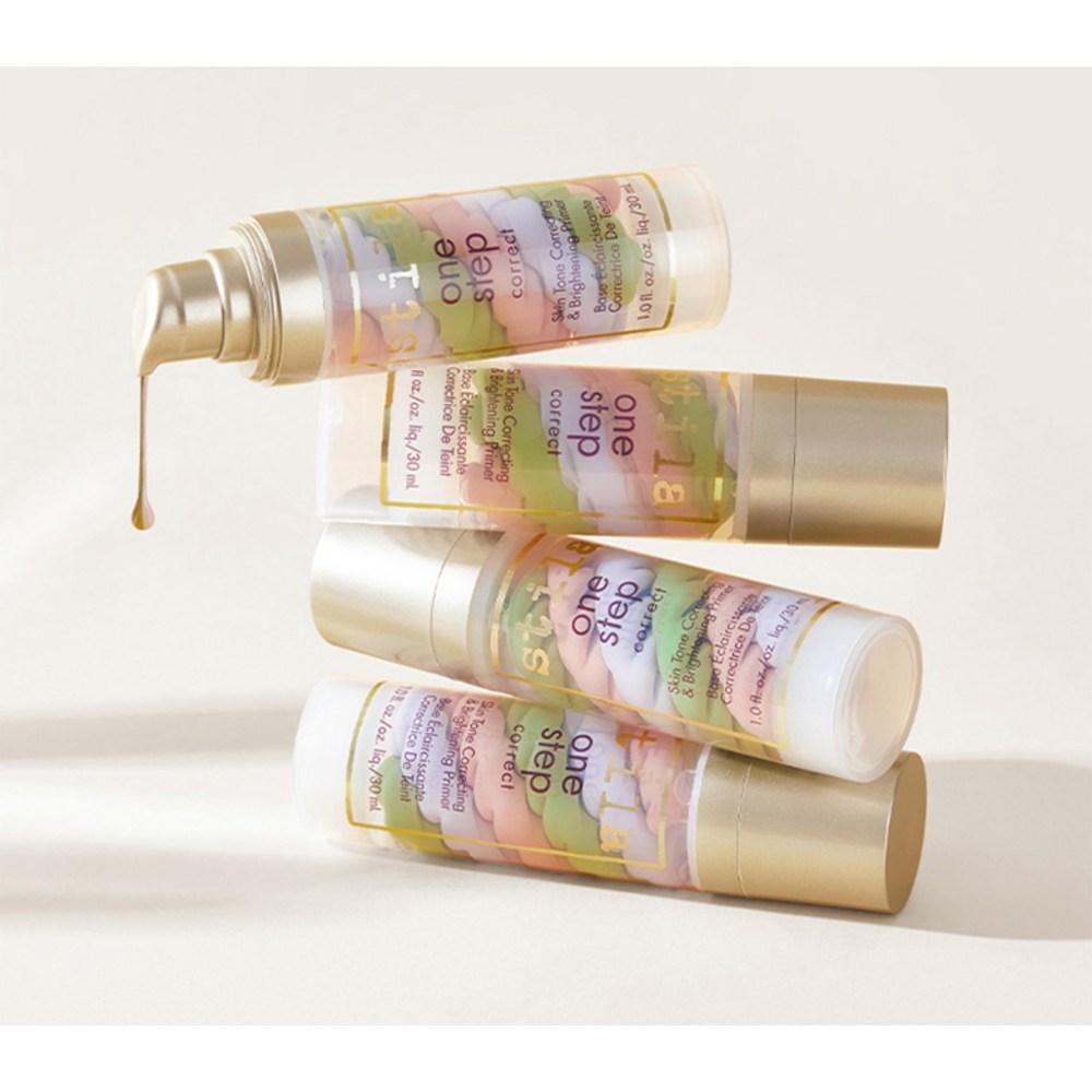 База под макияж Stila One Step Correct 30 мл, персиковый, зеленый, лавандовый, 2 шт.