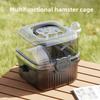 With Handle Hamster Travel Cage Breathable Hamster Habitat New Pet Carrying Box  Travel Use