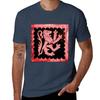 Medieval Lion In Red Tshirt Large Size Loose Casual Tee