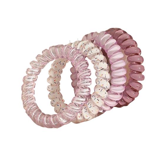 4/6 шт. веревки для волос водонепроницаемые телефонные кабели резинки для волос плавание купание маленькие эластичные