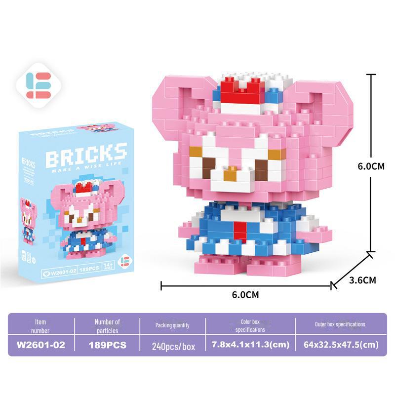 Строительные блоки из алмазных частиц «Китайский маджонг» Guochao — детский образовательный набор