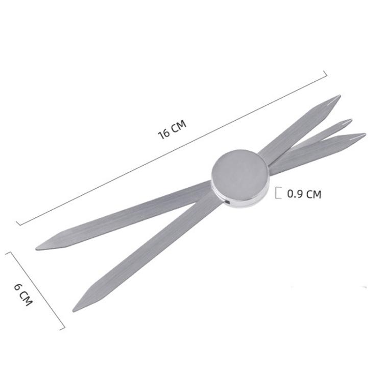 Three-point Positioning Tattoo Measuring Eyebrow Ruler