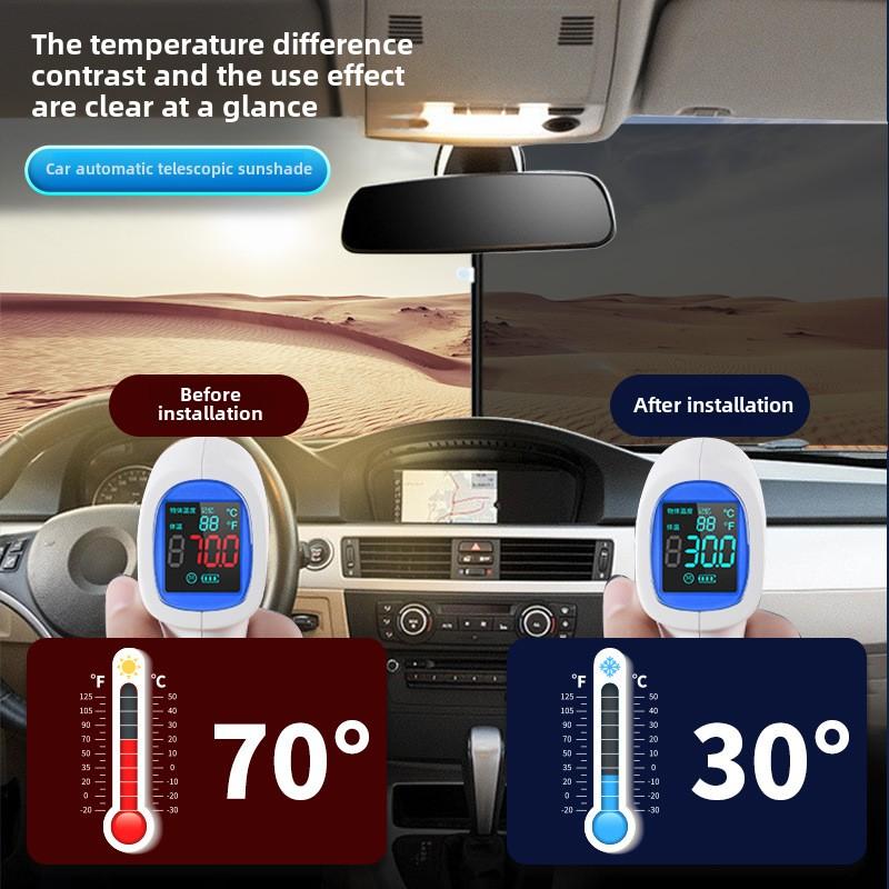 Car Windshield Retractable Auto Front Sun Shield UV Protection Sun Visor Cover