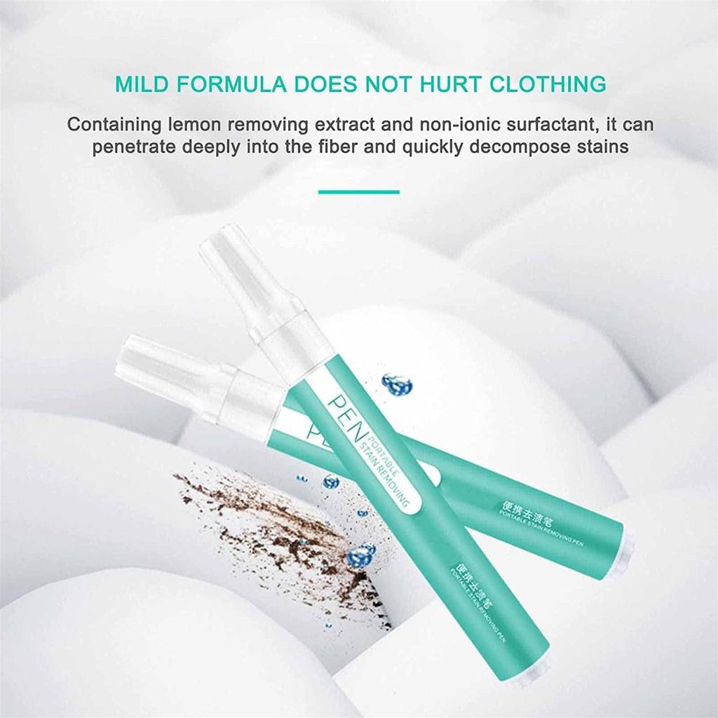 Bleach Pen For Clothing, Portable Bleach Pen For Clothing Stain Removal,Grease Stain Remover Wash Free Laundry Clean Pen Instantly Remove Stains 9ml