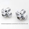 Universal Curved Foot Shower Faucet Installation Accessories Lengthened Adjustable Angle Shower Valve Universal Curved Foot