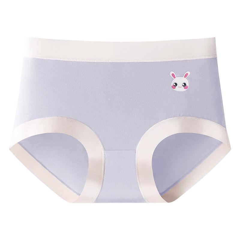 Дышащий хлопок для учащихся средних школ, чистый хлопок со средней талией, простое и модное свежее нижнее белье для девочек, шорты