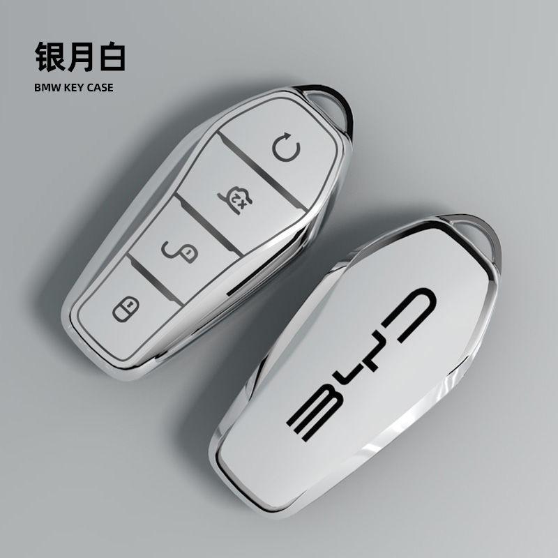 Чехол-футляр из ТПУ для брелока автомобиля, полноразмерный, для BYD Atto 3 Han EV Dolphin, прочный, Second Song Pro Tang Dm QIn PLUS MAX, защитный чехол для ключа Yuan