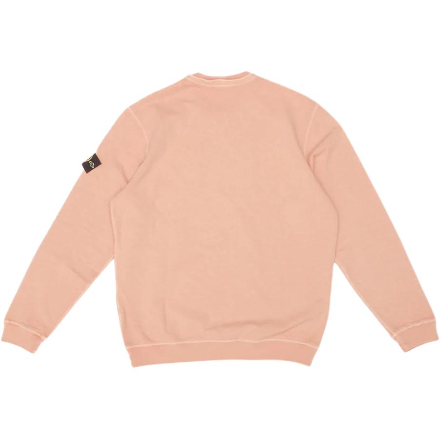 Stone Island Logo Patch Crew Neck Long Sleeve Sweatshirt Men sweatshirt L1S156100034S0060-V018E