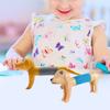 Stress Reliever Toy Creative Wear-resistant Lightweight Useful Cartoon Dachshund Dog for Kindergarten