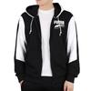 PUMA Running Training Breathable Colorblock Knit Hooded Jacket Black White Men's 582733-01