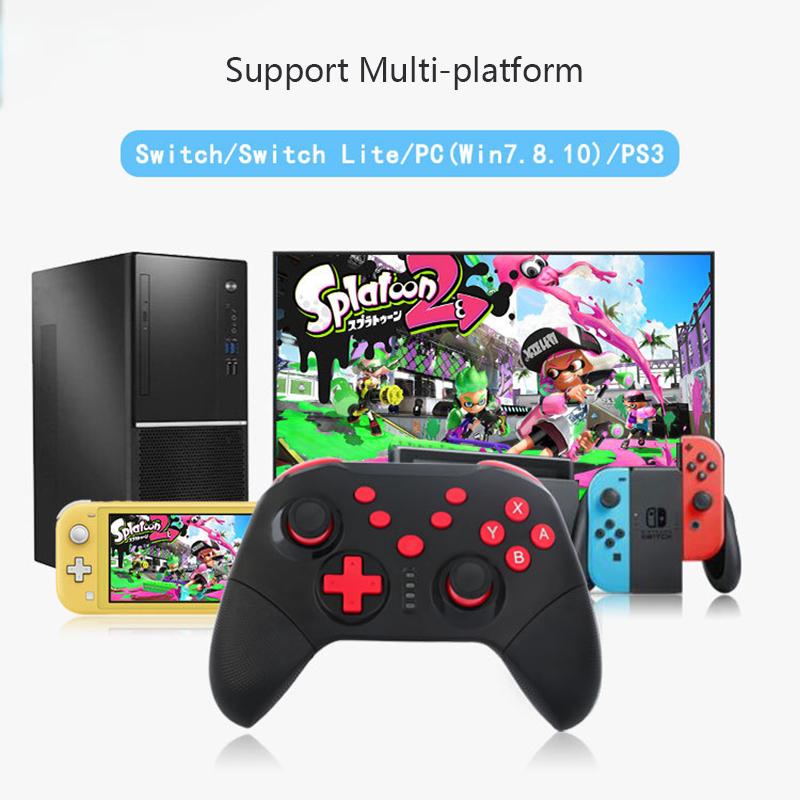 Беспроводной BT Геймпад Контроллер для Switch Pro Lite PC PS3 Android Аксессуары для Видеоигрового Контроллера Ручка Джойстика