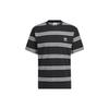 Originals Striped Colorblock Round Neck Short Sleeve T-Shirt With Printed Shoulders Men Tops Black IL4703