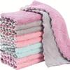 1pcs Kitchen Towels And Dishcloths Rag Set 9.4in*5.5in Small Dish Towels For Washing Dishes Dish Rags For Everyday Cooking Baking-Random Color