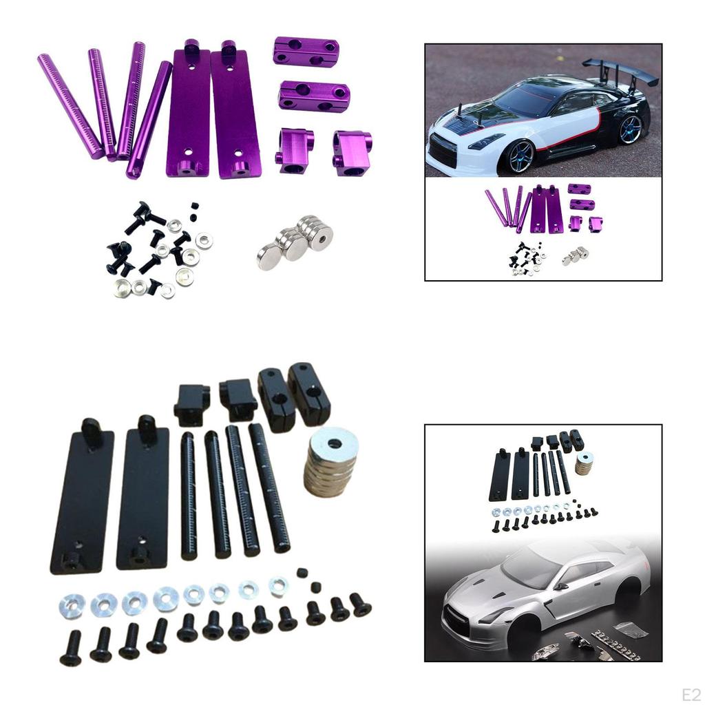 1/10 RC Adjustable Body Post Mount Kit Aluminum Alloy Parts for Model 416