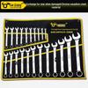 10-Piece Double-Head Wrench Set - Chrome Vanadium Steel for Automotive Repair