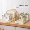 Adjustable Plate and Tableware Holder Multi Functional Storage Rack for Compact Kitchens