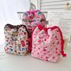 Sanrio Hello Kitty Drawstring Pocket Storage Bag Kawaii Makeup Bag Travel Bag Menstrual Bag Sundry Storage Bag