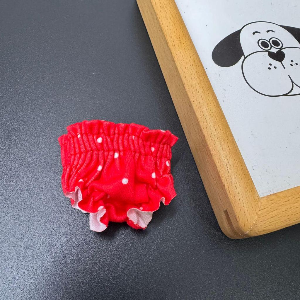 Одежда для кукол Лабубу: Хлопковые брюки и аксессуары для кукол 13-23 см, включая нижнее белье с принтом ладошки и собаки.