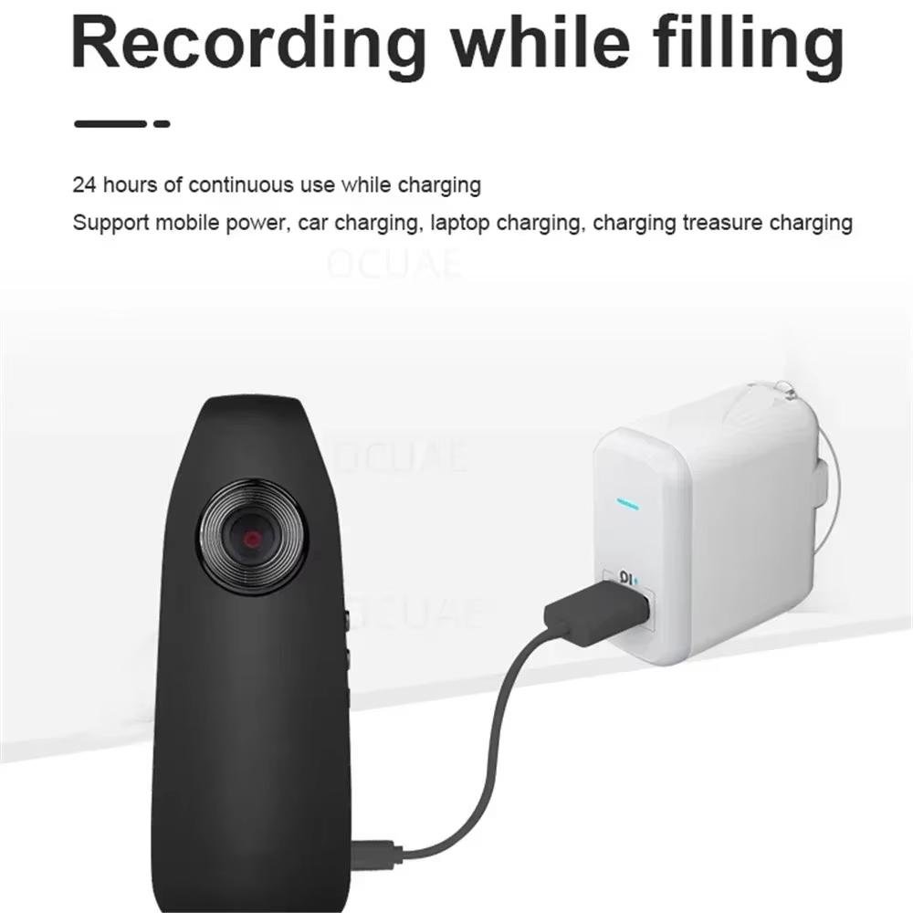 2025 New HD 1080P Mini Camera Back Clip Wearable Compact Body Cam Outdoor Security Sports DV Camcorder Motion Detection Video Recorder