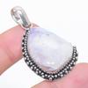 Moonstone Gemstone 925 Sterling Silver Jewelry Pendant 2.05"
