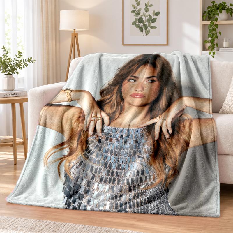 Roxy Dekker Flannel Throw Blanket Soft Warm Cozy For Sofa Bed Indoor Home Bedroom Use