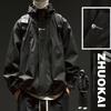Men's Japanese Fashion Hooded Mountaineering Jacket - Casual Spring/Autumn Wear