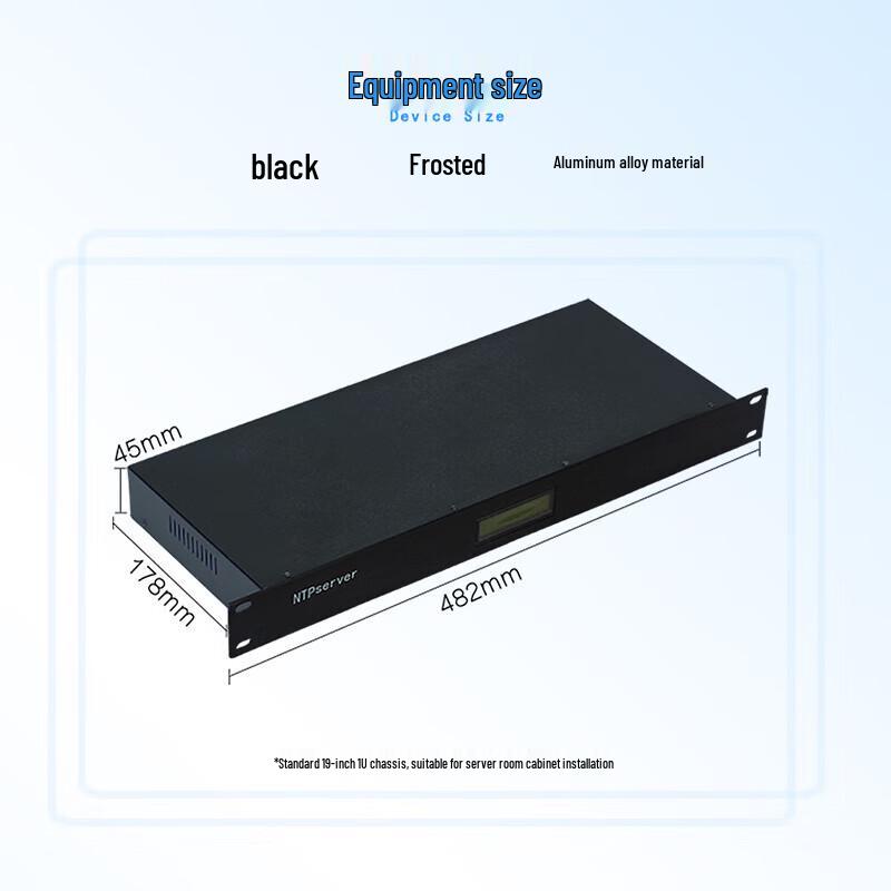 MORLINK Rack-mounted GPS/Beidou 8-Port NTP Server