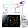 TUYA WIFI/RS485 Modbus RTU Программируемый термостат для управления 2/4-ходовым клапаном Отопление/Охлаждение HVAC Воздушная система 24В/220В