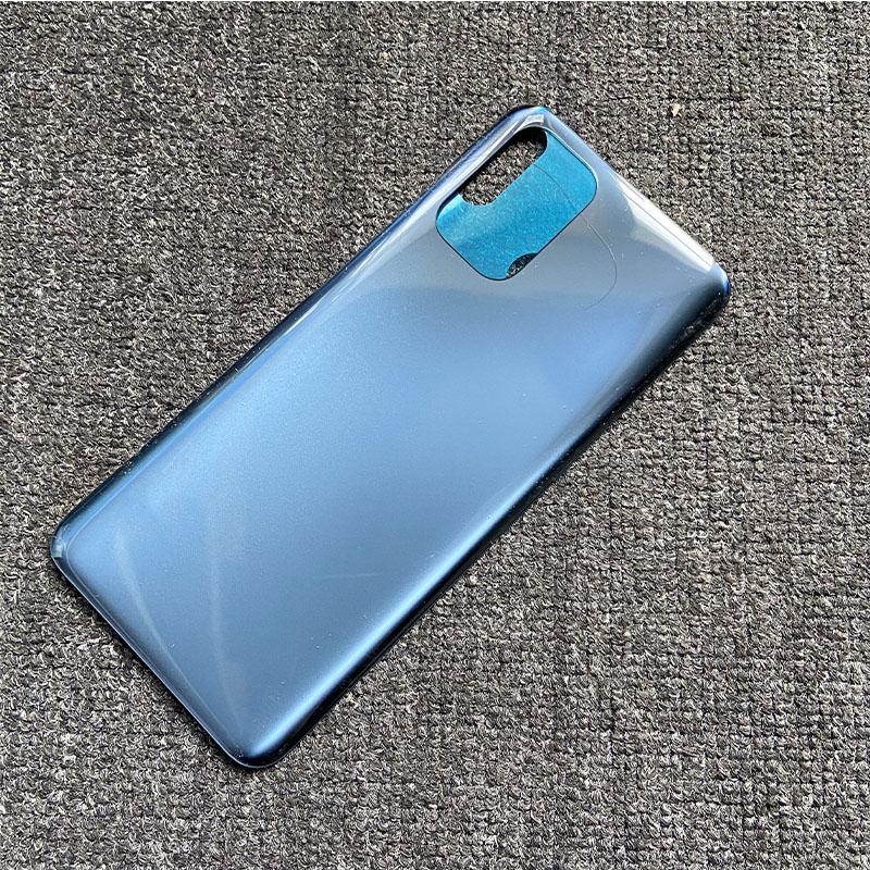 Для Xiaomi Redmi Note 10 аккумулятор задняя стеклянная задняя дверная панель с клейкой наклейкой для объектива камеры
