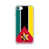 Coque iPhone - Drapeau Mozambique - iPhone SE 2020 - Souple - Multicolore - Verticale