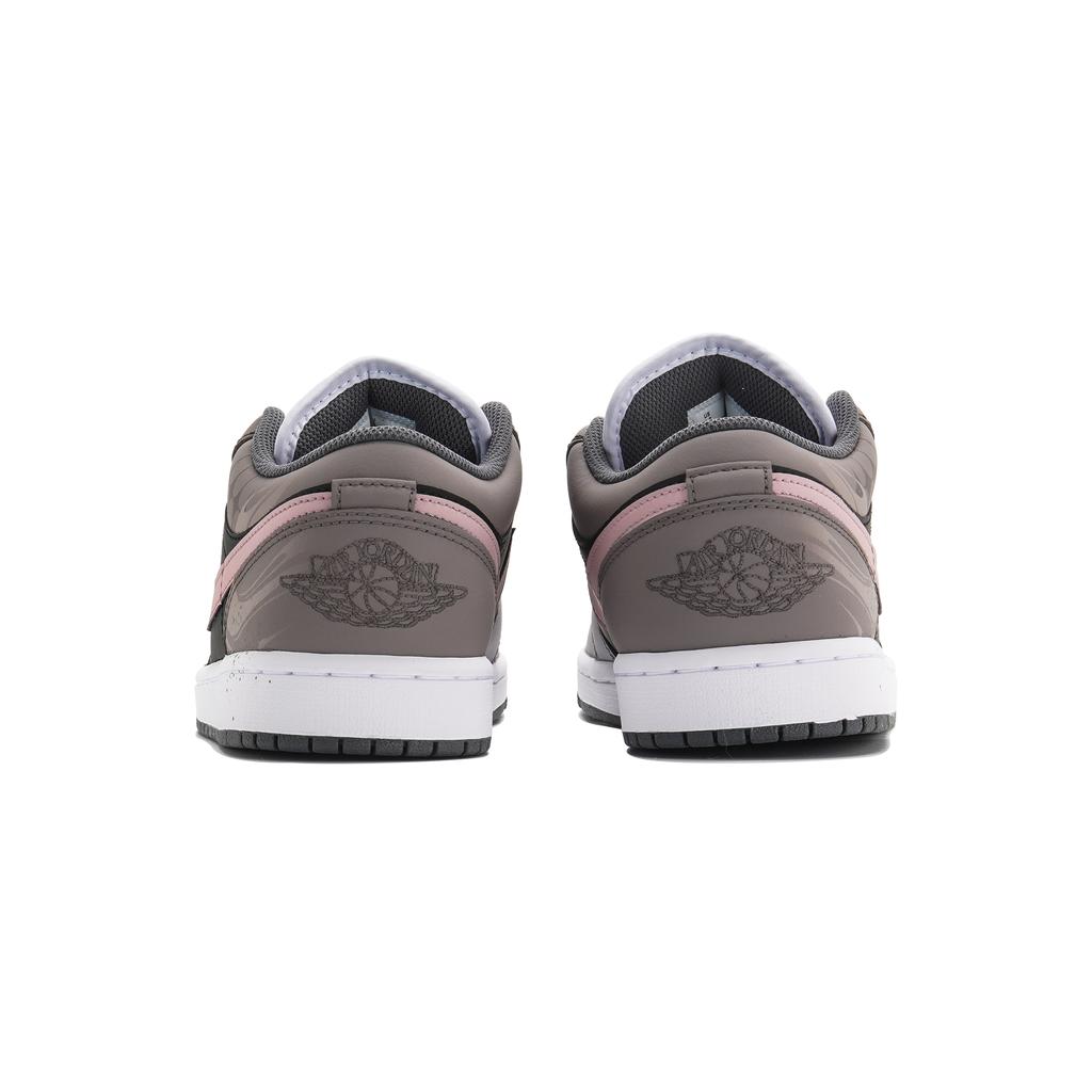 Jordan Air Jordan 1 Устойчивые к истиранию Устойчивые к истиранию Низкие винтажные баскетбольные кроссовки Унисекс Черный Коричневый Розовый 553558-152(Команда578-)