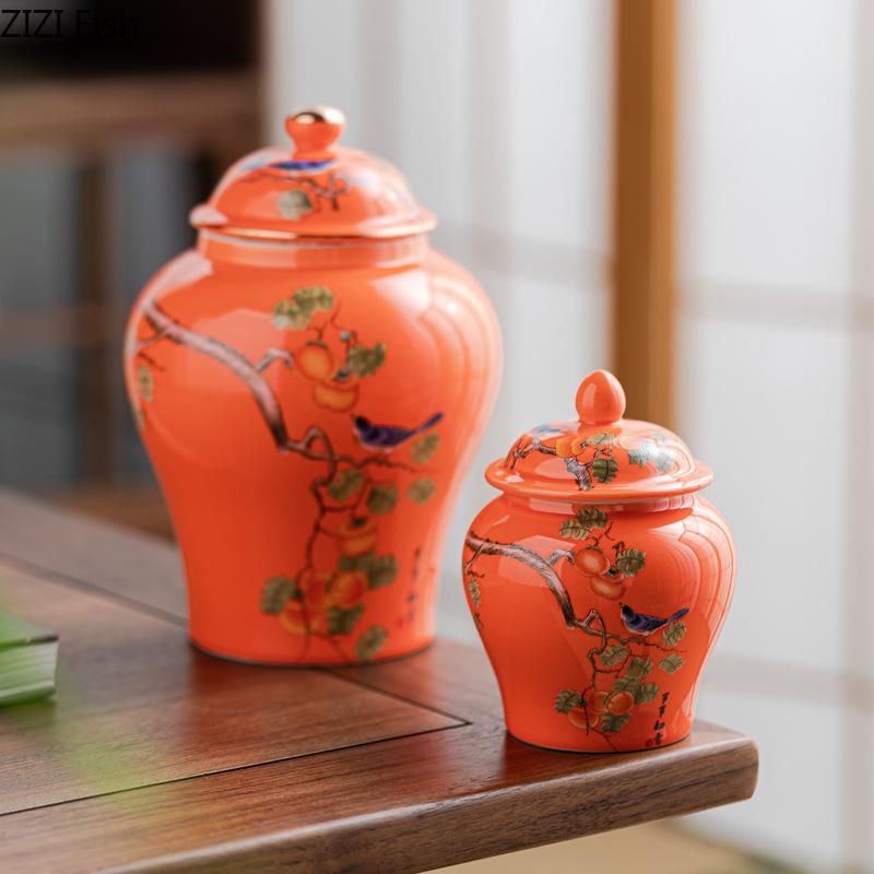 Керамическая банка для чая, влагостойкая, бытовая, кухонная, герметичная, универсальная банка, креативная банка для хранения, аксессуары для китайской чайной церемонии
