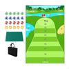 Golf Hitting Mat Training with Balls Portable Game Set Putting for Outdoor Indoor