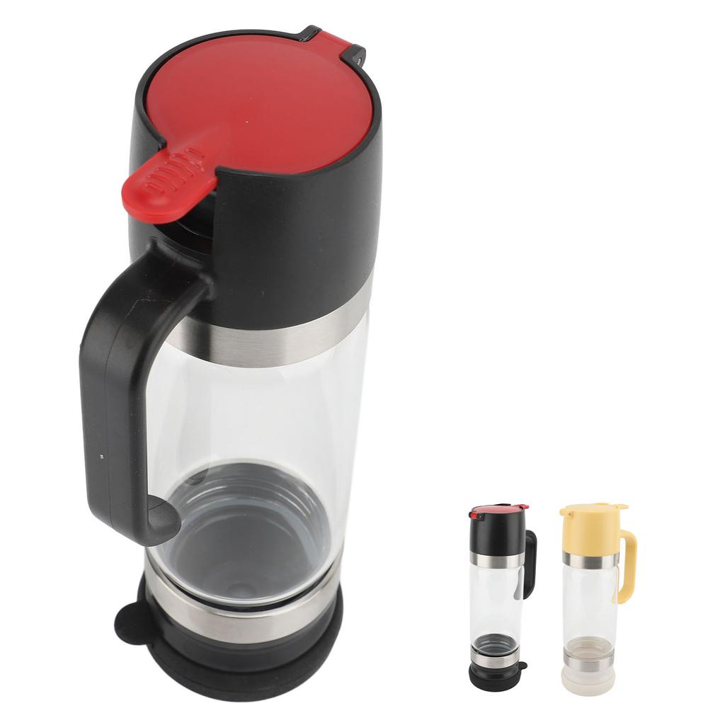 Диспенсер для меда 350 мл Прозрачный стеклянный диспенсер для сиропа с ручкой Предотвращает капание Контейнер для меда для кофеен Ресторанов Дома