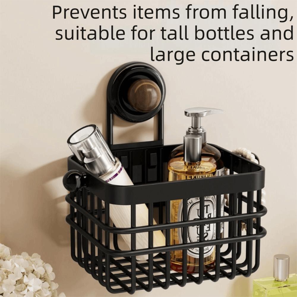 Rust-proof Kitchen Wall Hanging Rack Suction Cup Hanging Onion Storage Box Shower
