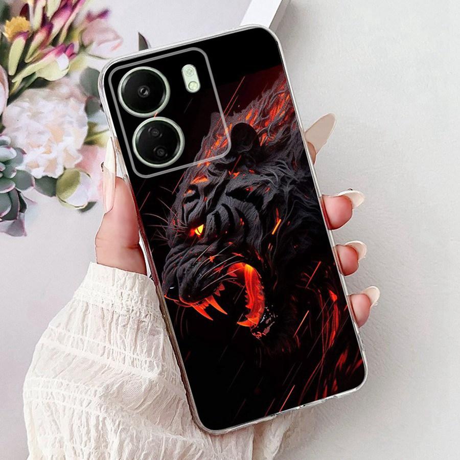 Для Xiaomi Poco C65 C 55 C 65 PocoM6 Pro 4G Чехол для телефона Милые Девушки Мультяшные Чехол Силиконовый Мягкий Прозрачный Бампер Оболочки 2025