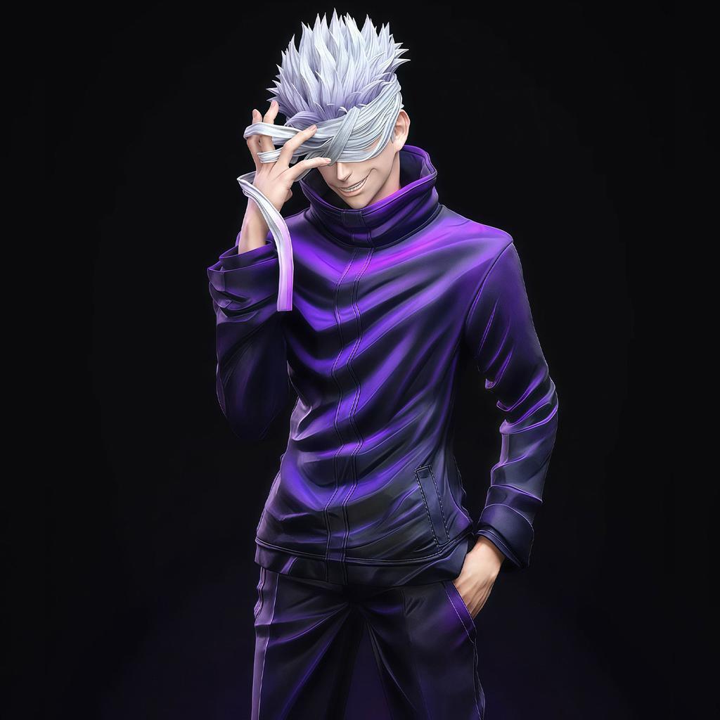 Ночь Jujutsu Kaisen Сатору Годжо GK Аниме Фигурка Действия Декор Рабочего Стола Украшение Корпуса ПК Коллекционный Предмет для Отаку Идеальный Подарок для Фанатов Аниме