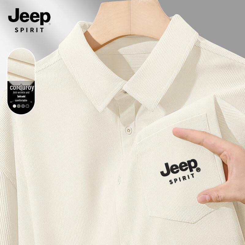 Мужская повседневная рубашка с длинным рукавом JEEP SPIRIT
