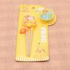 Lilpang Pokemon Change Proofreading Stainless Steel Chopsticks Stage 2 POK6523, Yellow, 1 Piece, Korean Popular Tableware