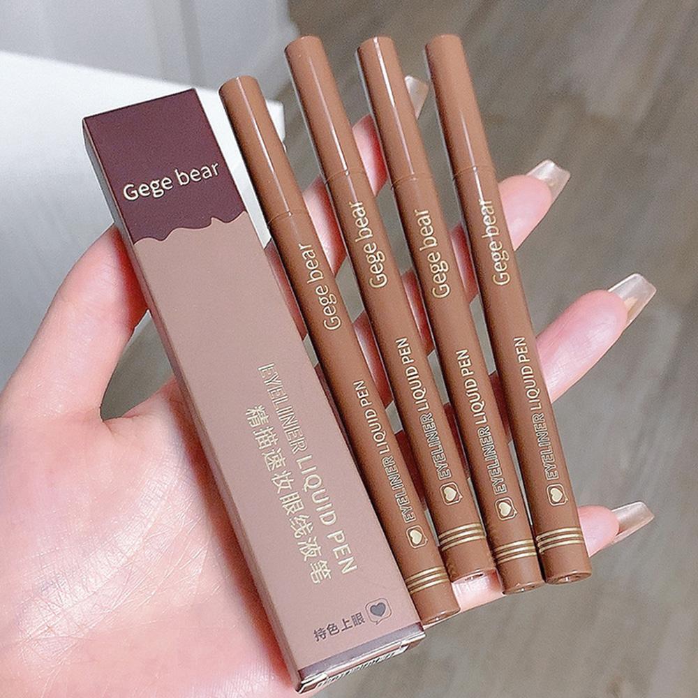 GEGE BEAR Жидкая подводка для глаз, водостойкая, не размазывается, быстрый и точный макияж, быстрое и гладкое высыхание
