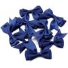 10Pcs Beige Purple Polyester Ribbon Bows Double Deck Bow Patch DIY Gift Clothes Decoration