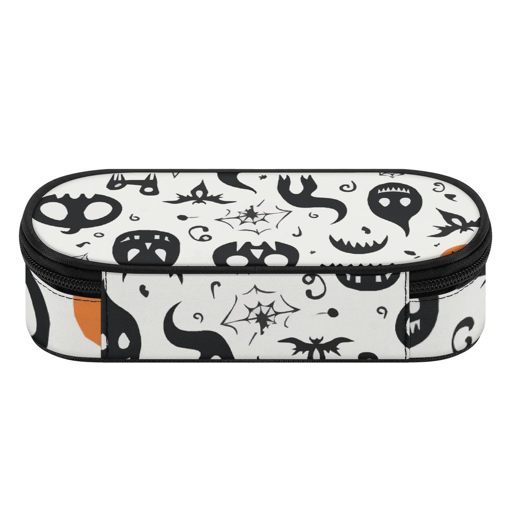 Pen Case Large Storage Space 300D Polyester Smooth Zipper with Main Storage Mesh Pocket and Organized Pen Holders for Students