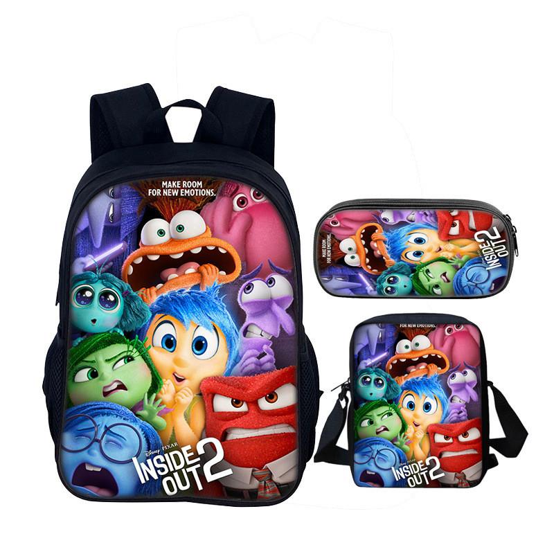 Школьный рюкзак Inside Out 16 дюймов, набор, полиэстер, для детей и подростков