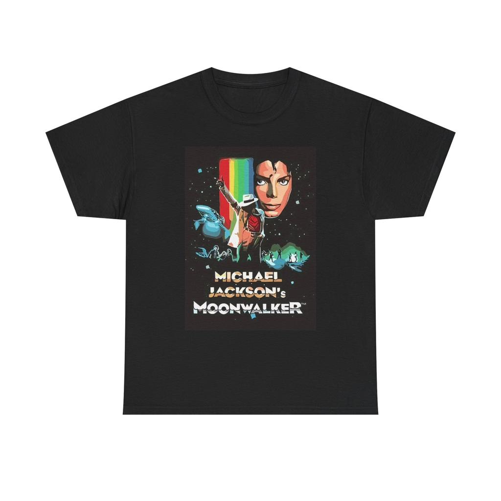 Футболка Moonwalker Винтажная Ретро Майкл Джексон Унисекс Плотный Хлопок