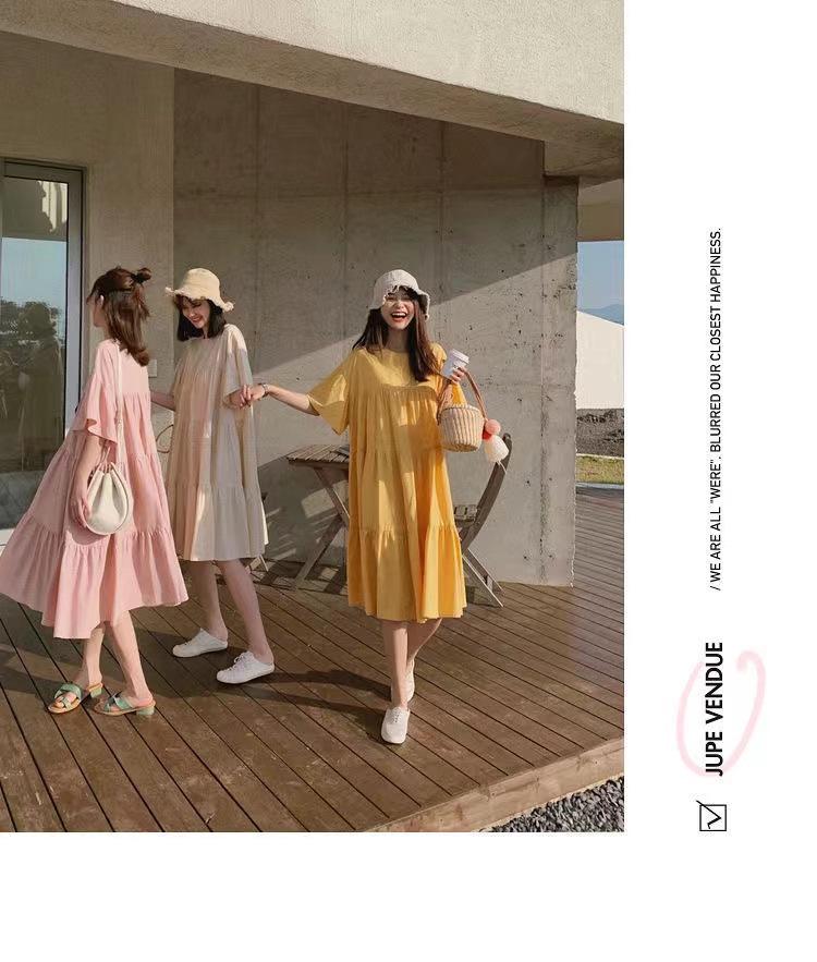 Летняя длинная юбка для беременных - Корейская и западная мода для горячих мамочек, больших размеров