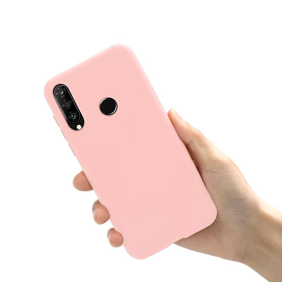 Чехол для Huawei P30 Lite Однотонный Тонкий Мягкий Матовый Силиконовый ТПУ Чехлы для Телефона Для Huawei P30 Lite P30Lite P30Pro P 30 Lite Pro Чехол