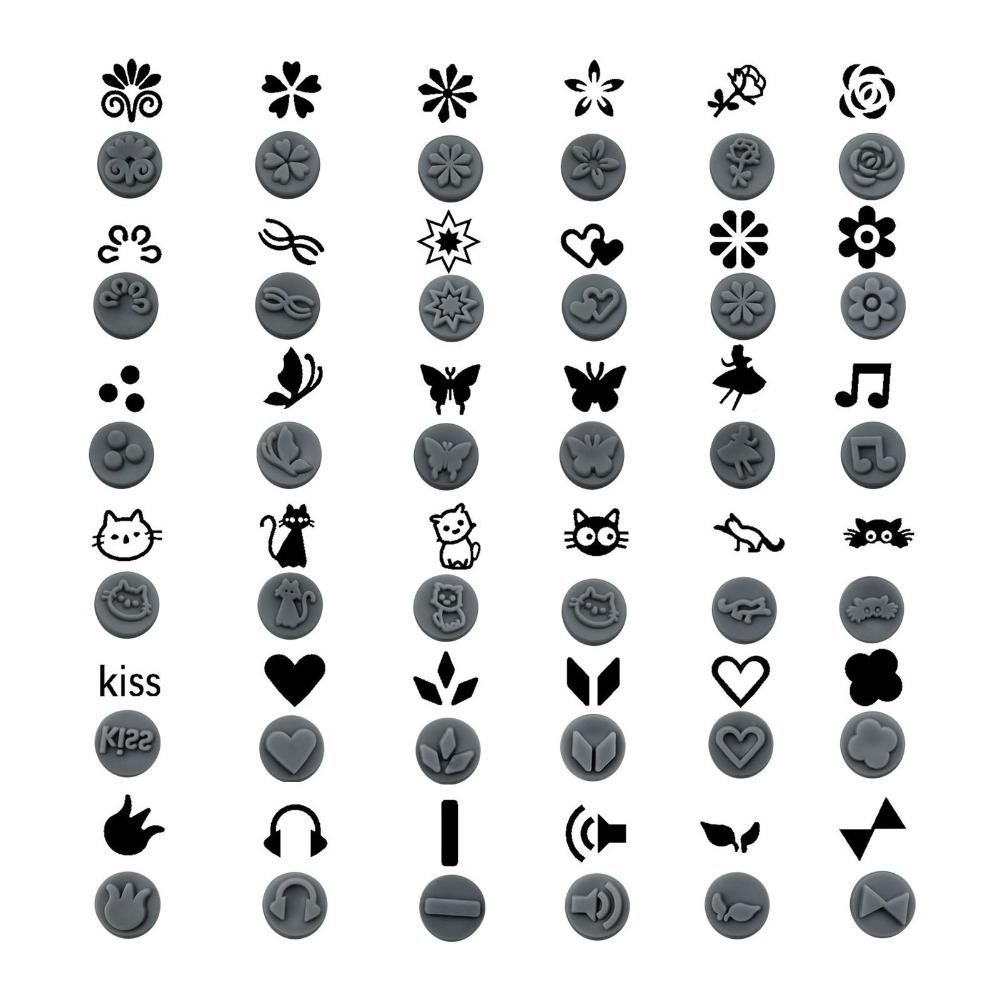 36PCS Interchangeable Stamp Heads Nail Stamping Pen Kit 48 In 1 DIY Nail Stamp Kit For Ladies