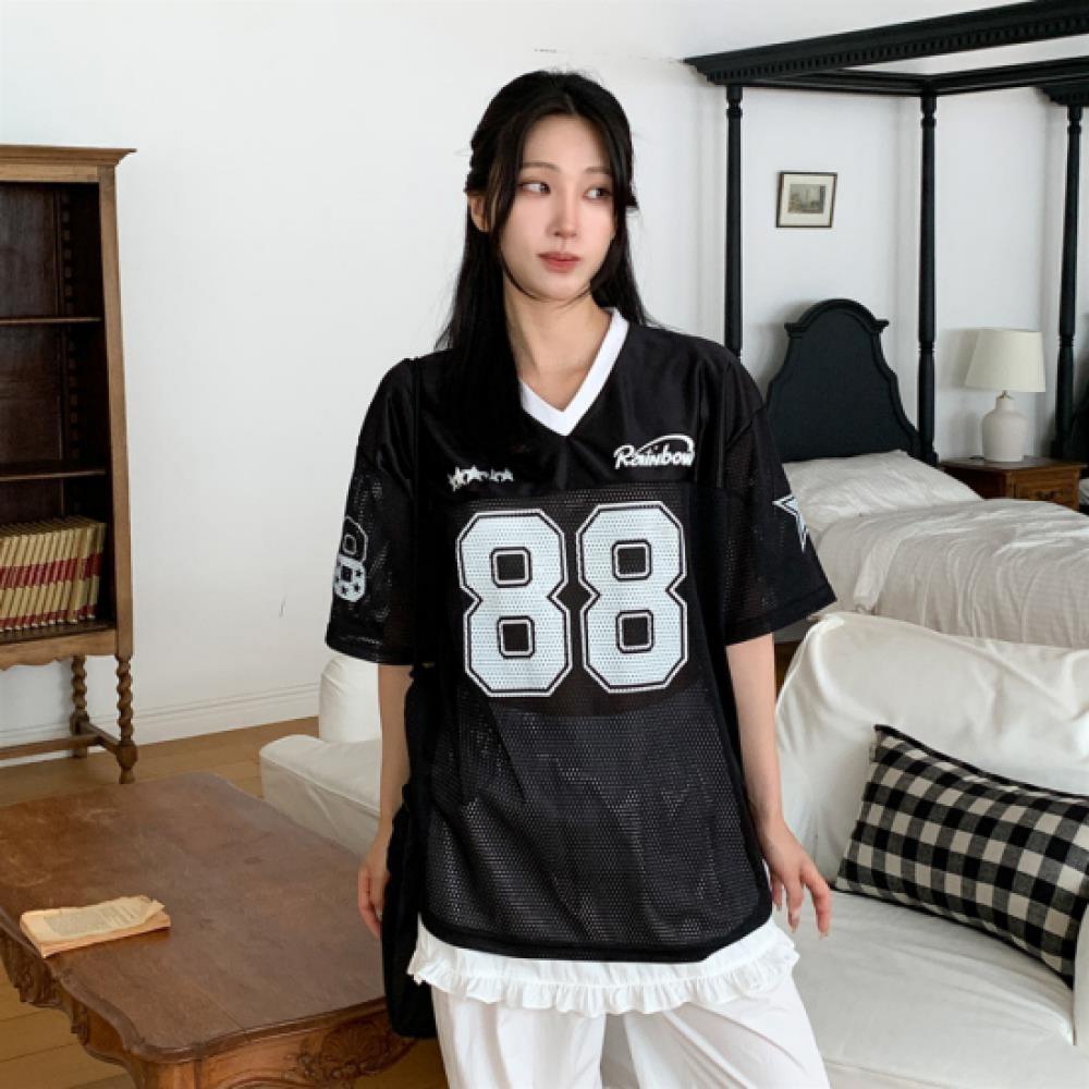New ArriValS Open Run Women S V Neck ShorT SleeVe T ShirT Nylon maTerial SporTy